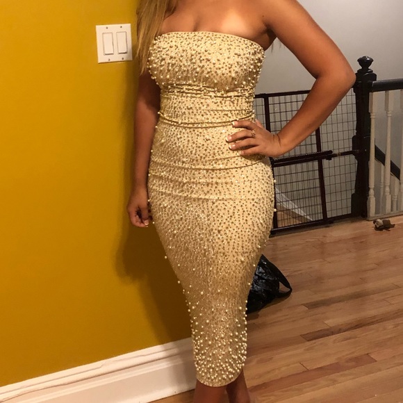 Bodycon embellished dress - Picture 2 of 2